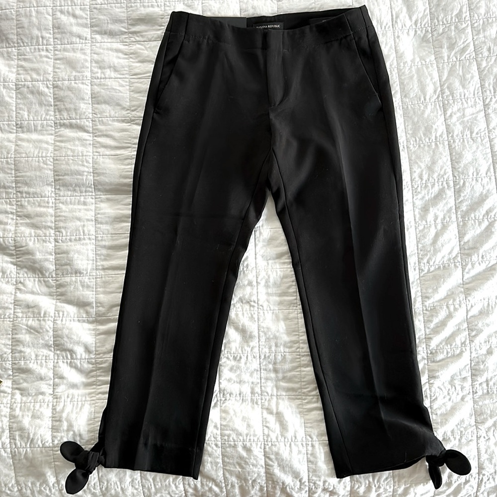 Banana Republic Avery Midrise Pant with Bow Detail